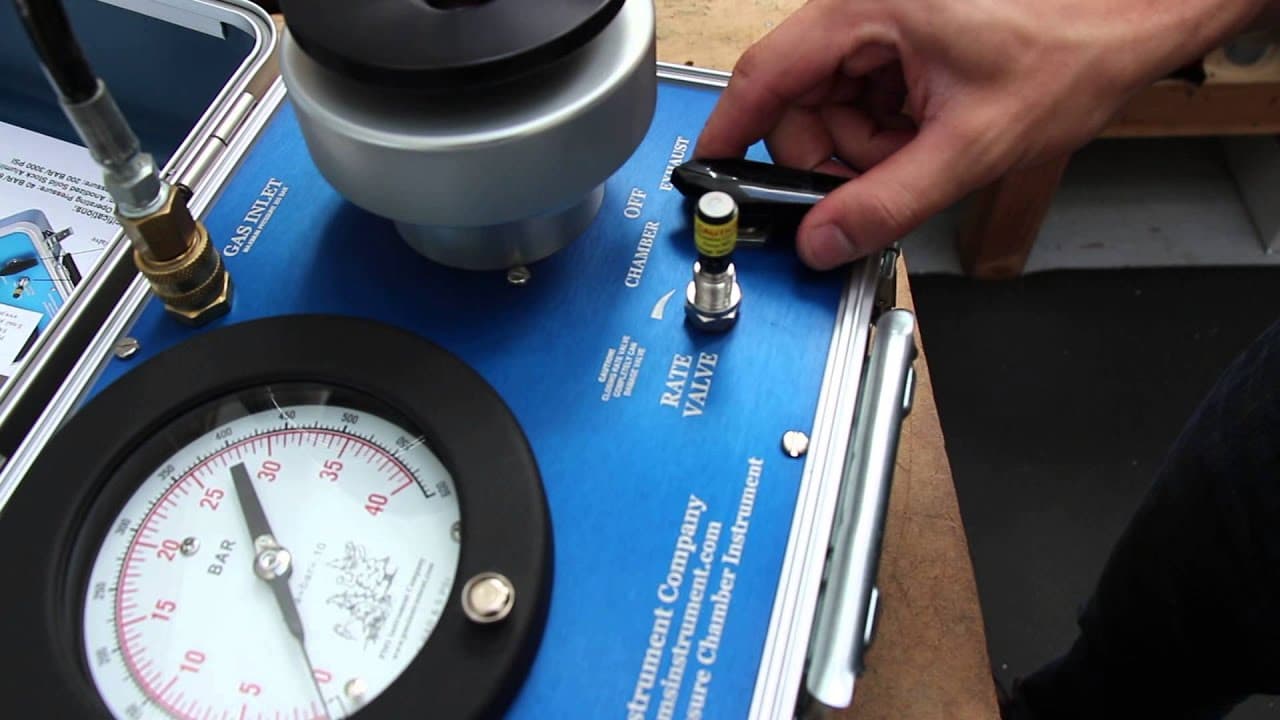Managing Strategic Deficit Irrigation with a Pressure Chamber
